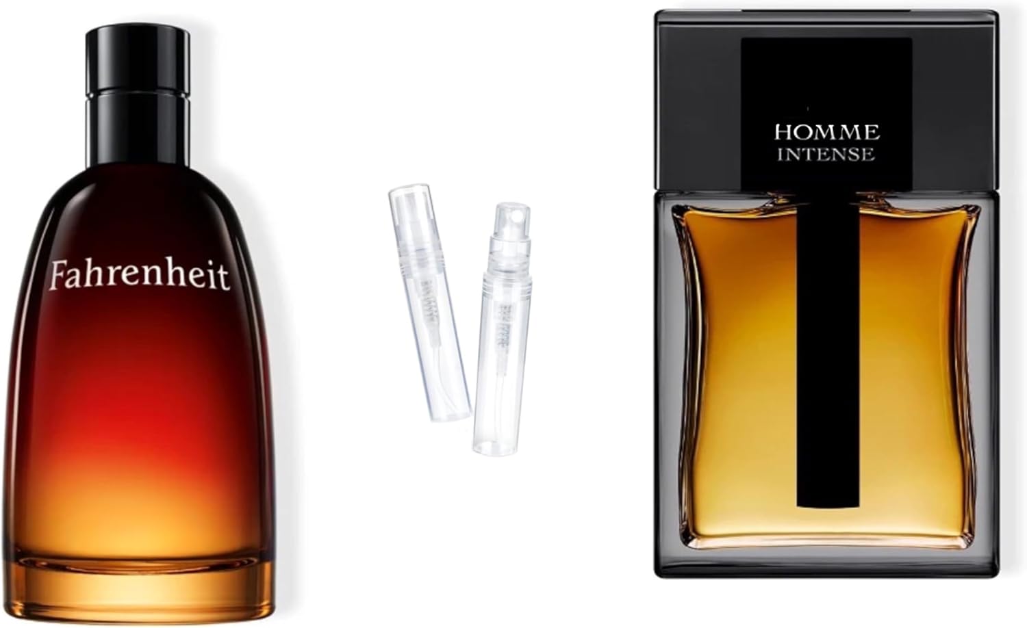 Fahrenheit und Homme Intense – elk 5 ml Eau de Parfum geurset