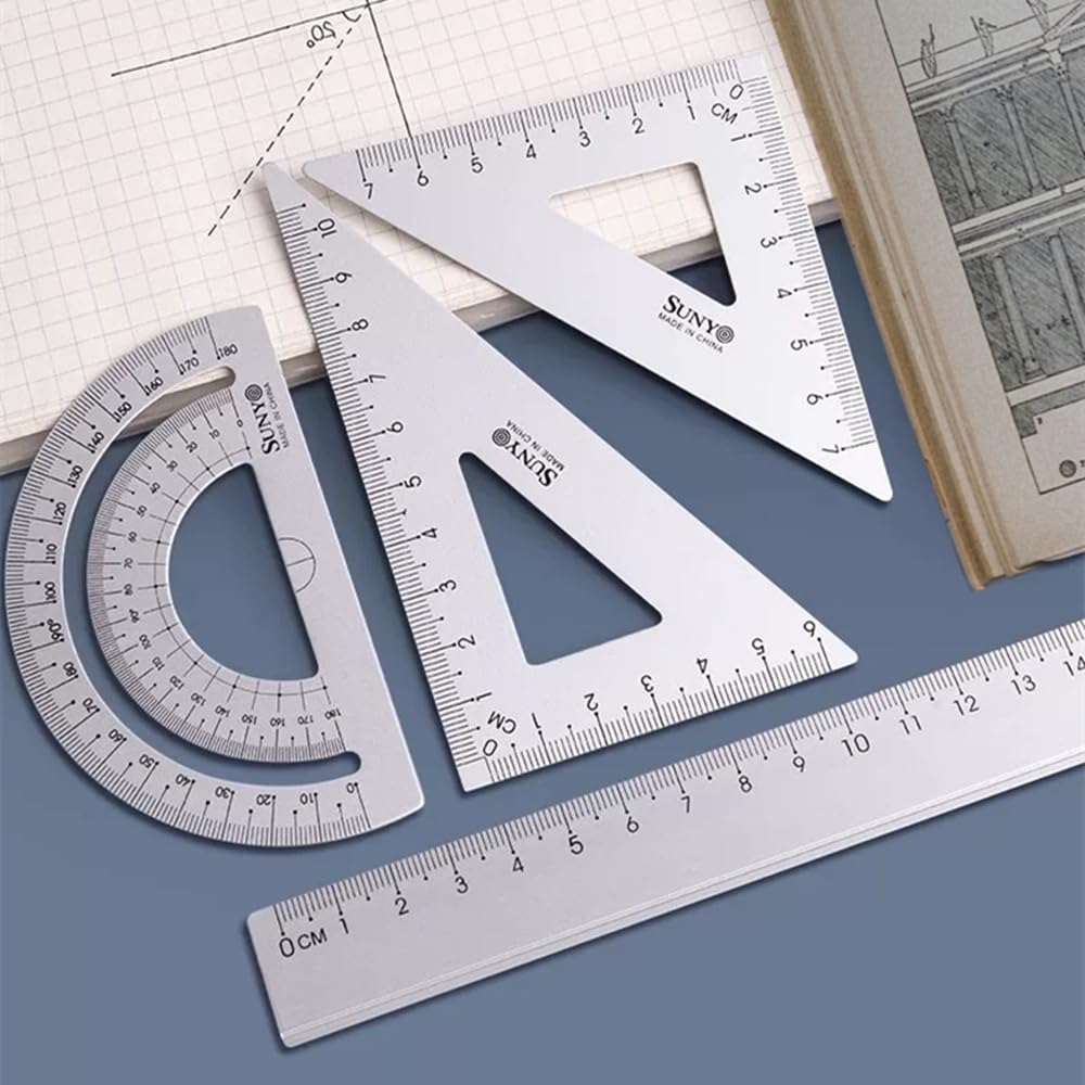 Disney Student Set Ruler 4-Piece Ruler Set Rounded Edges Design | Singapore
