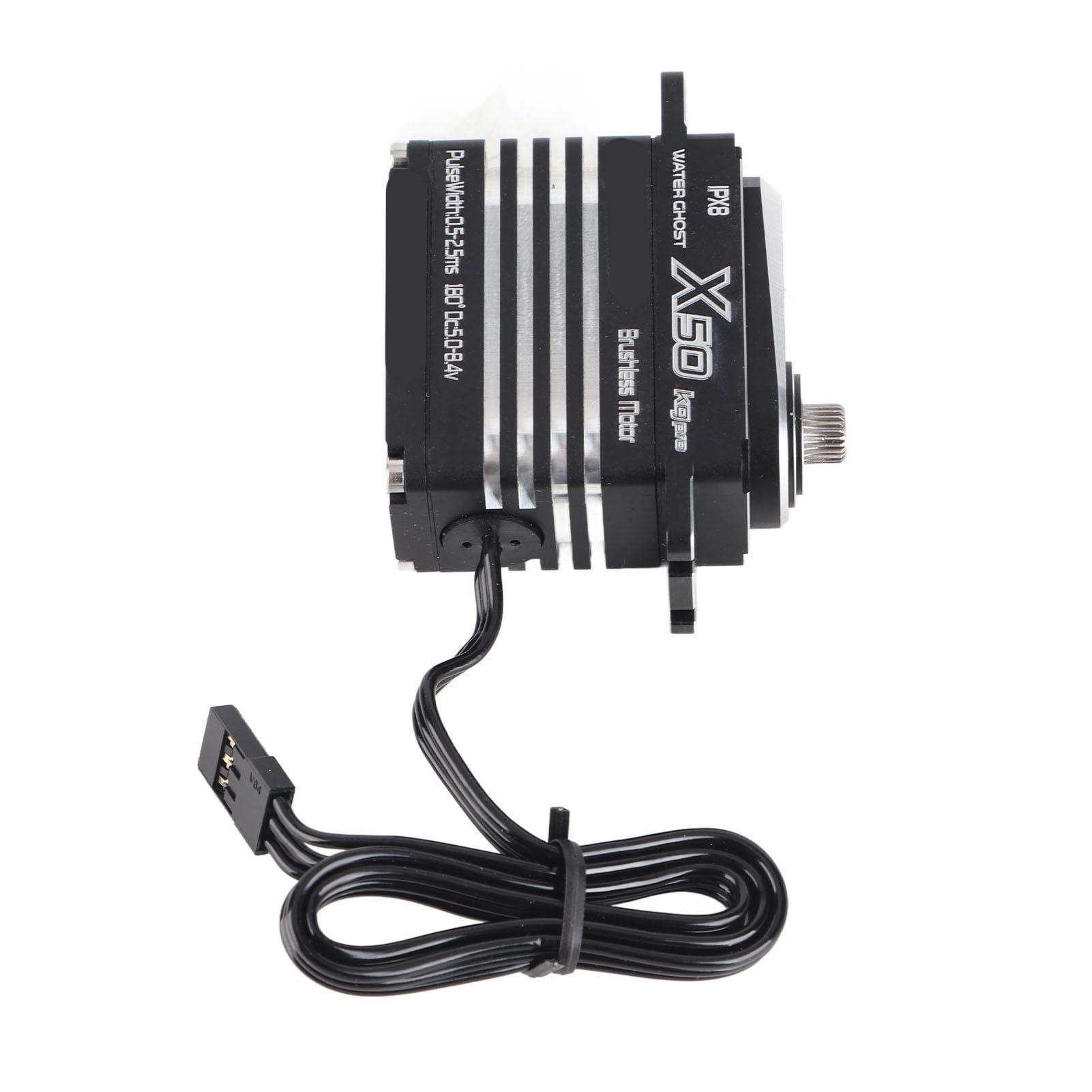 Servo RC 50KG étanche – Servo Numérique Haute Vitesse En Alliage D’aluminium – Pour Voiture 1/8 1/10, Robot, Bateau – IPX8