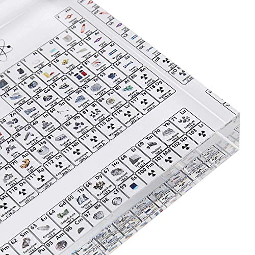 Acrylic Periodic Table Display with Real elementss Kids Teaching School Day Birthday Gifts Chemical Elements Display - Image 5