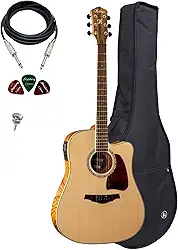 Violão Elétrico Hofma Hmd275 Nt + Capa