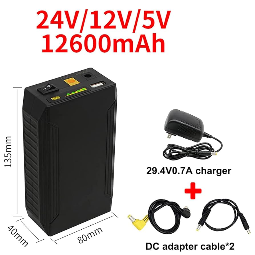 ポータブルバッテリー [ リチウムイオン電池 /4出力 /DC充電 /USB] 61ZvqJ1YqPL._UF894,1000_QL80_.jpg