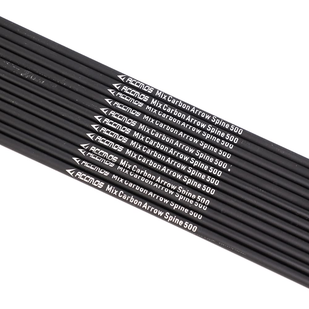 12 Tubes Flèche Carbone 4,2 Mm – Spine 300 à 1000, Rectitude 0,006″, Pour Arc Classique Et Poulies