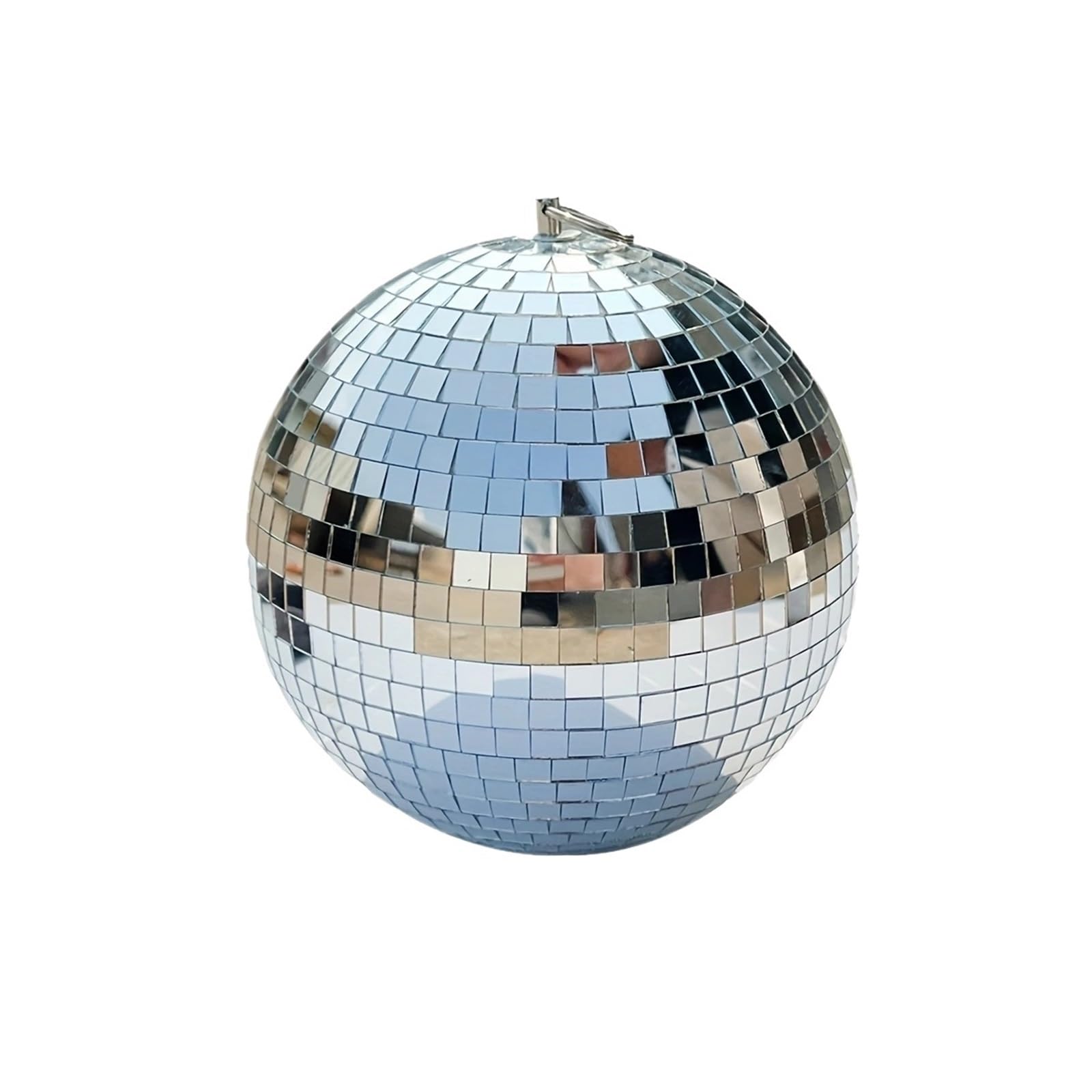 Mirror Balls Reflective Glass Rotating Mirror Ball Hanging Disco 20cm Glitter Stage Effect Decor For KTV