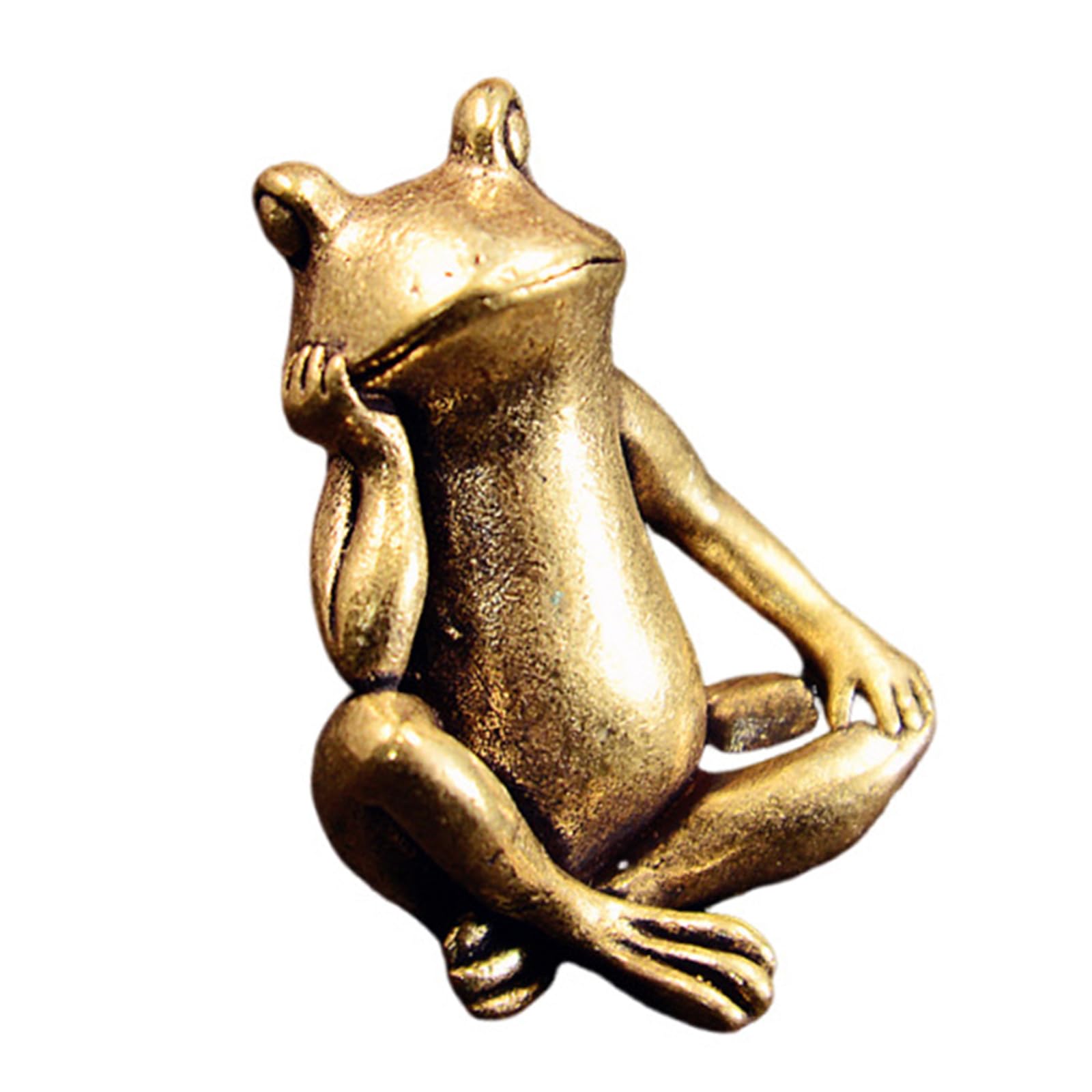 Kalttoy Copper Frog Celebratory Bronze Treefrog Statue Artisanal Worktop Decoration For Home Bookcase Party Decoration Exemplary Home Decor