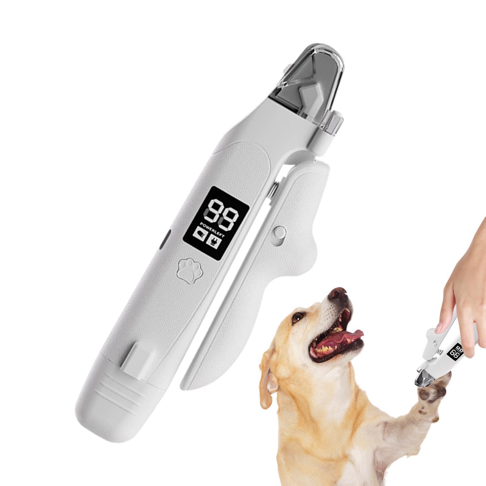 Cortauñas eléctrico para perros shjxi con motor silencioso y carga rápida USB