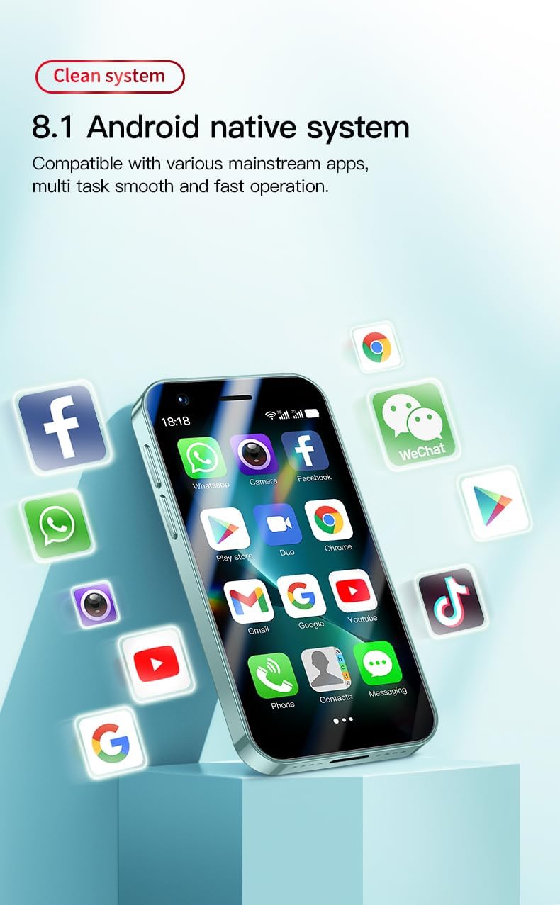 SOYES F8 Pro Max showing Android apps