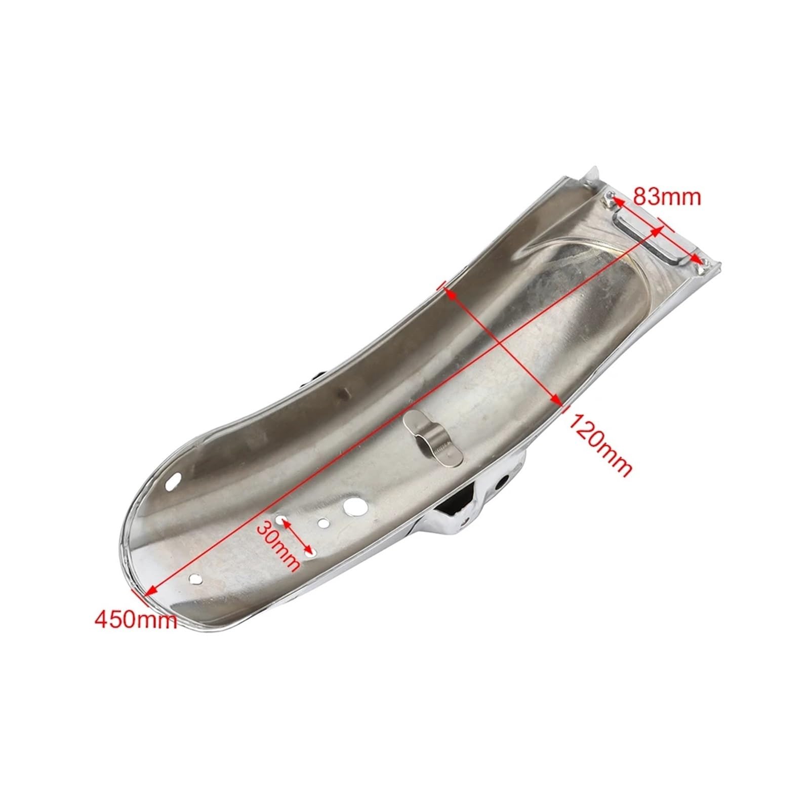Garde-Boue arrière pour Moto Suzuki GN125, Garde-Boue arrière métallique, Protection Anti-éclaboussures