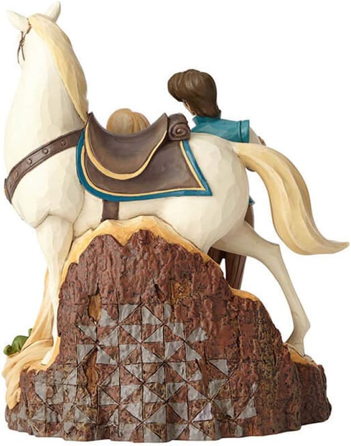 🔥 Flash Sale Enesco 4059736 Disney Traditions by Jim Shore Tangled Carved by Heart Live Your Dream Stone Resin Figurine, 21.5 Inches, Multicolor
