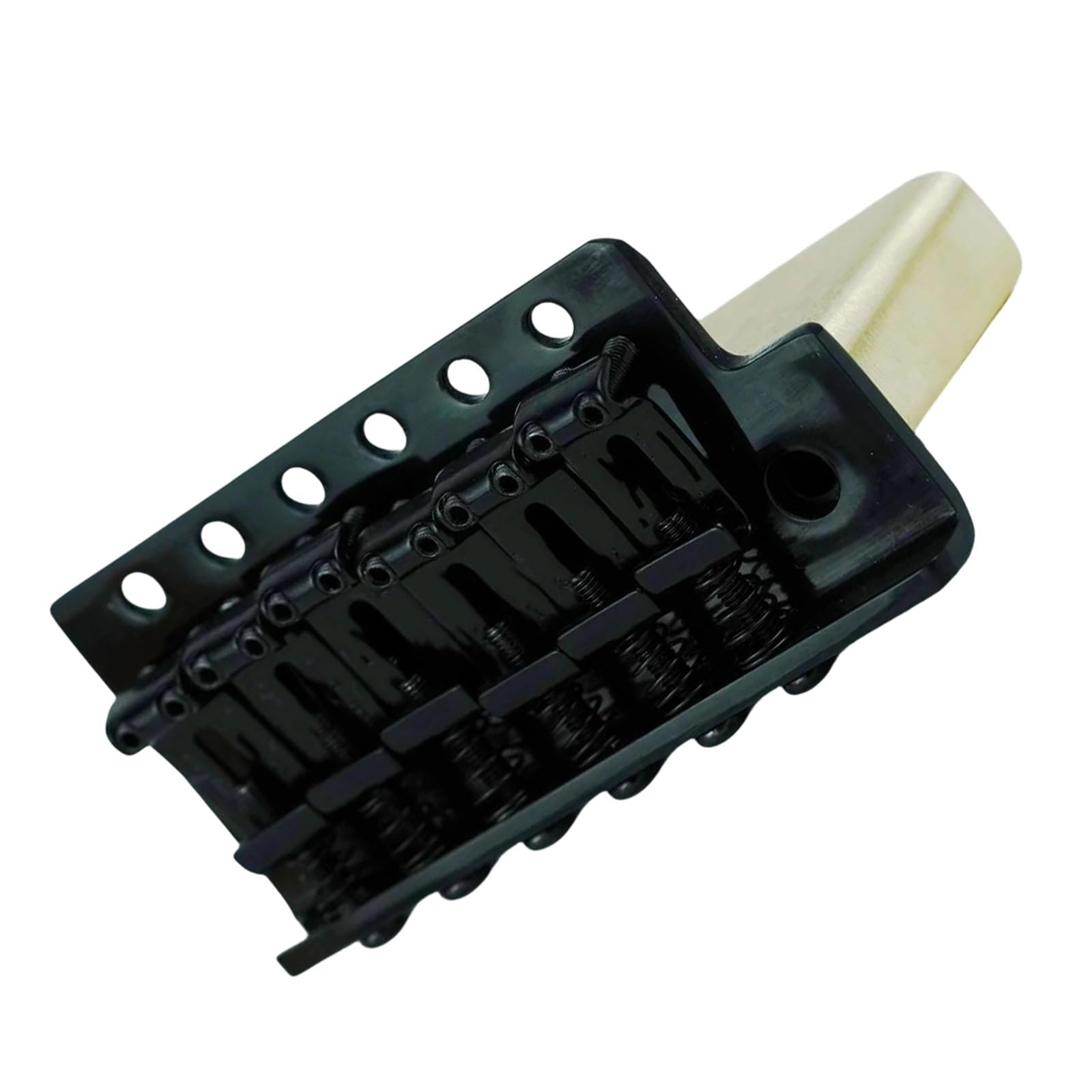 Puente Trémolo De Acero Curvado Vintage Con Base De Latón Para Guitarras Eléctricas | Puente de guitarra(BK)