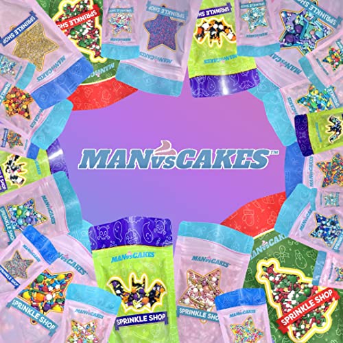 Sprinkles | 4 oz | Gold and silver sprinkles | Metallic sprinkles | New year sprinkles | Glamour sprinkles | Sprinkle mix | Manvscakes - Thumbnail 7