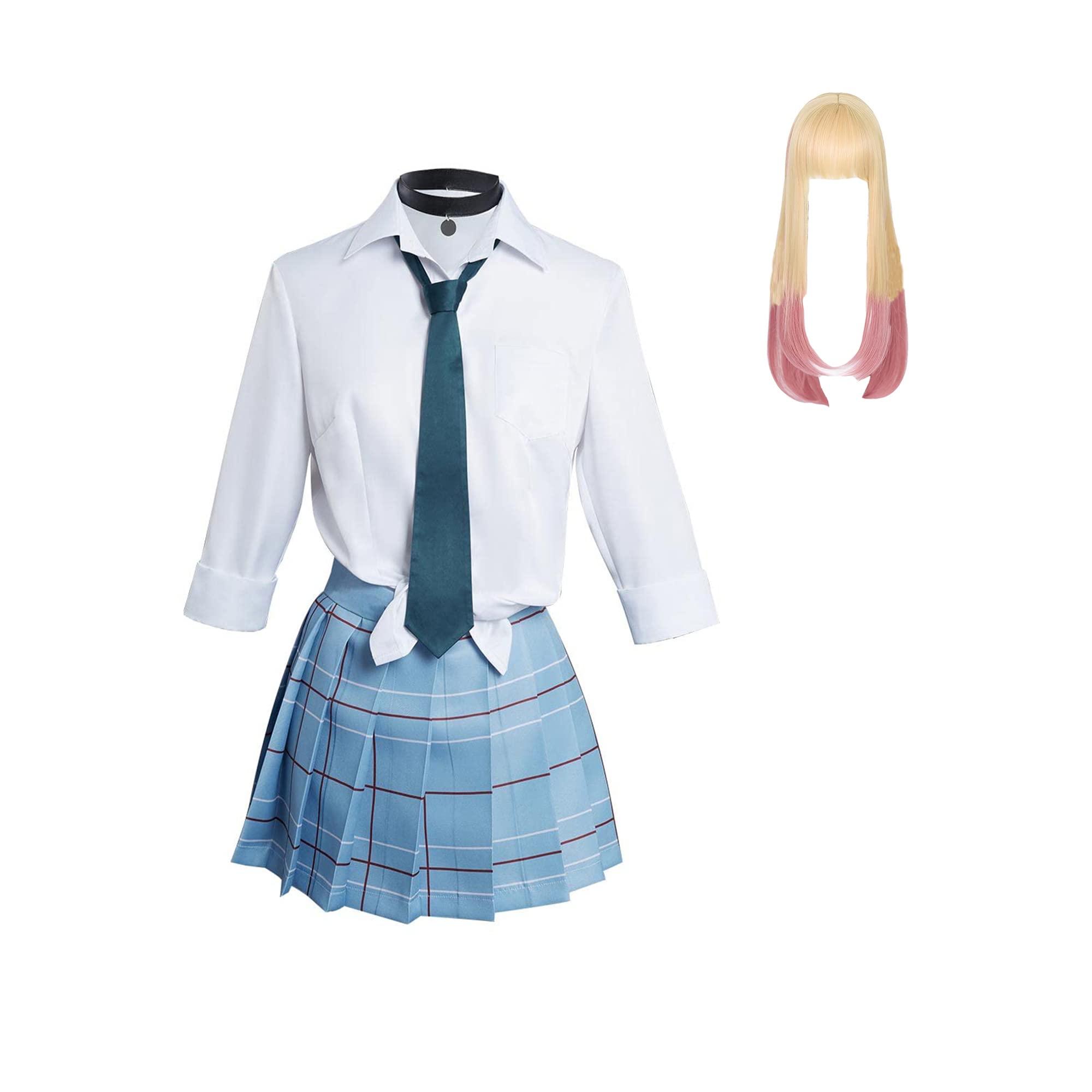 My Dress-Up Darling Kitagawa Marin Cosplay Costume Anime Figure School JK Uniform Outfit Halloween Carnival Costume