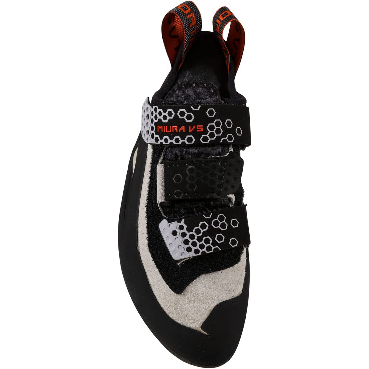 LA SPORTIVA Scarpette Arrampicata Miura VS, White-Cherry Tomato, EU 37