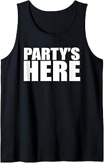 Partys Here - Funny Pauly Gifts for New Jersey GTL Shore Tank Top