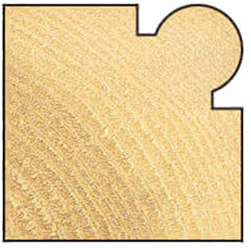 Trend Fresa cuarto esquina 1/4" vástago Ø22,3mm R3,2mm | Para moldear baguettes de esquina: vástago 1/4", Ø22,3mm, R3,2mm, L14mm, plaquitas TCT, C140X1/4TC