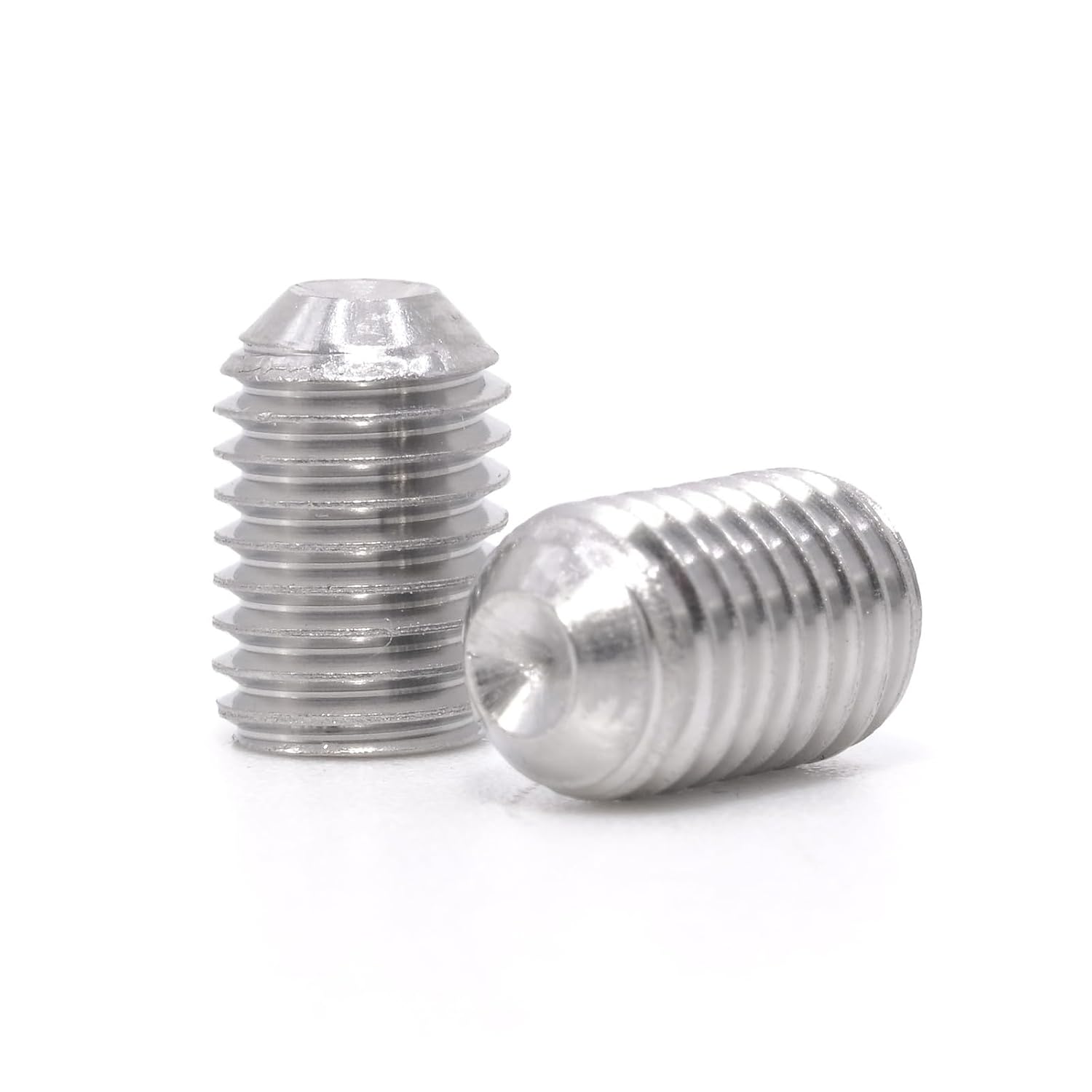 ReplacementScrews 1/4-28 x 3/8 in Set Screws - Stainless Steel - Cup Point