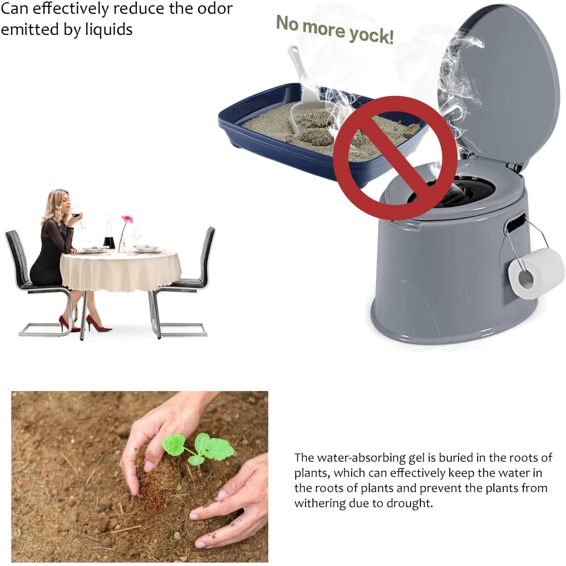 Review Wenge Urine Super Absorbent, Solidifier 150 Pack Poo Powder