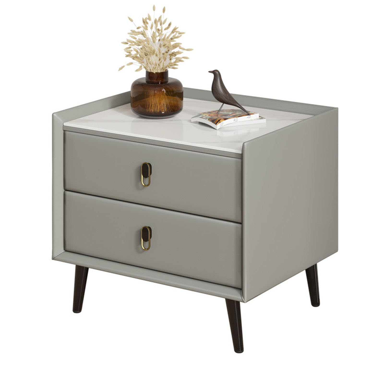 Table de chevet scandinave 2 tiroirs pour organiser les petits espaces