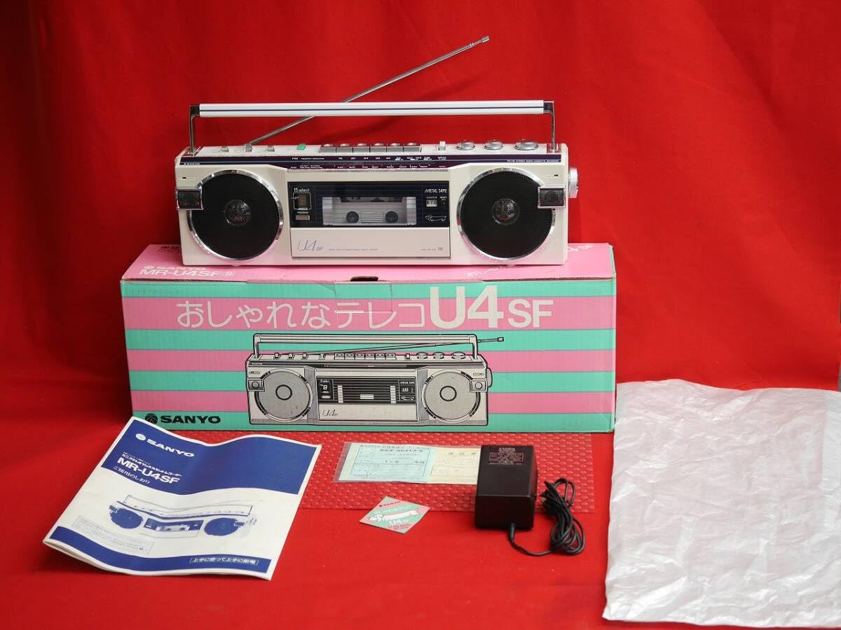 SANYO(サンヨー) MR-U4SF ステレオラジオカセット Amazon.co.jp: レトロ サンヨー SANYO MR-U4SF(S) おしゃれなテレコ FM