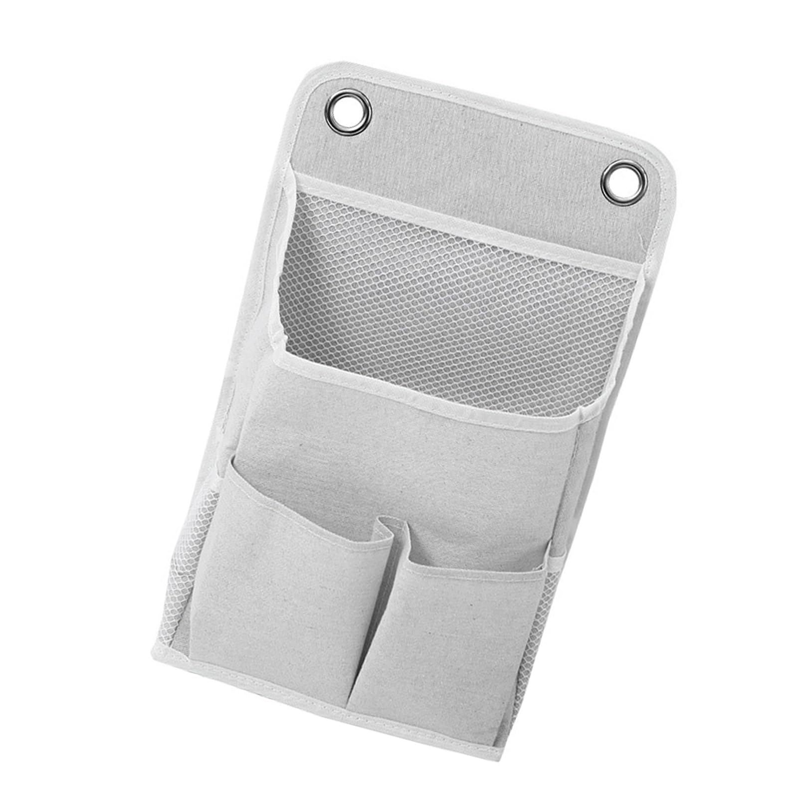 Hzbb White Practical Wall Mount Storage Bag Hanging Storage Pockets Designed For Quick Access To Frequently Used Items Bedroom Wall Pouches