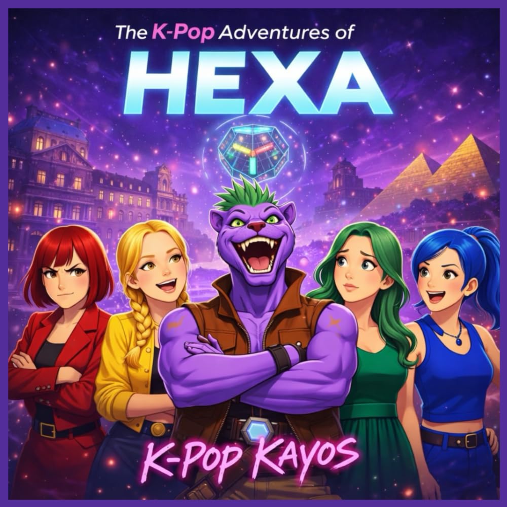 The K-Pop Adventures of HEXA: K-Pop Kayos: A K-Pop Superhero Graphic Novel for Kids