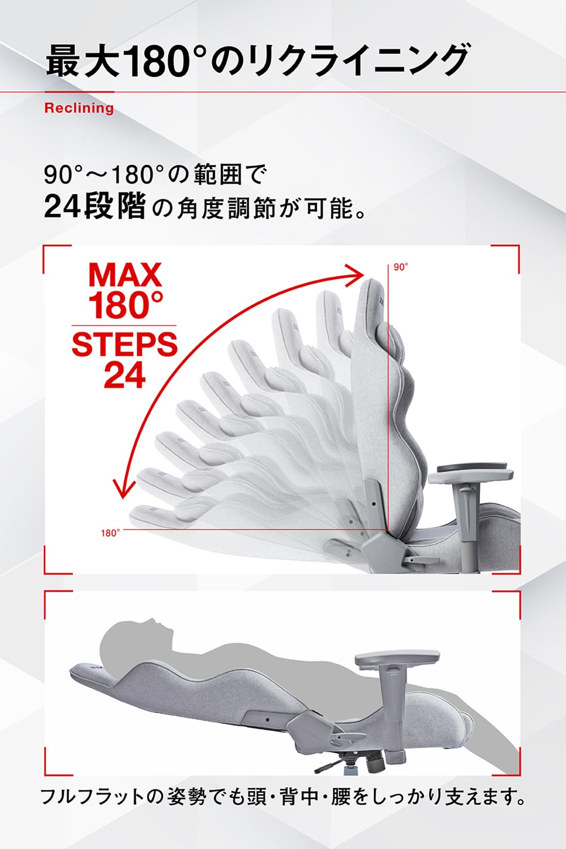 Amazon.co.jp: AKRacing ゲーミングチェア デスクチェア グレー 灰 