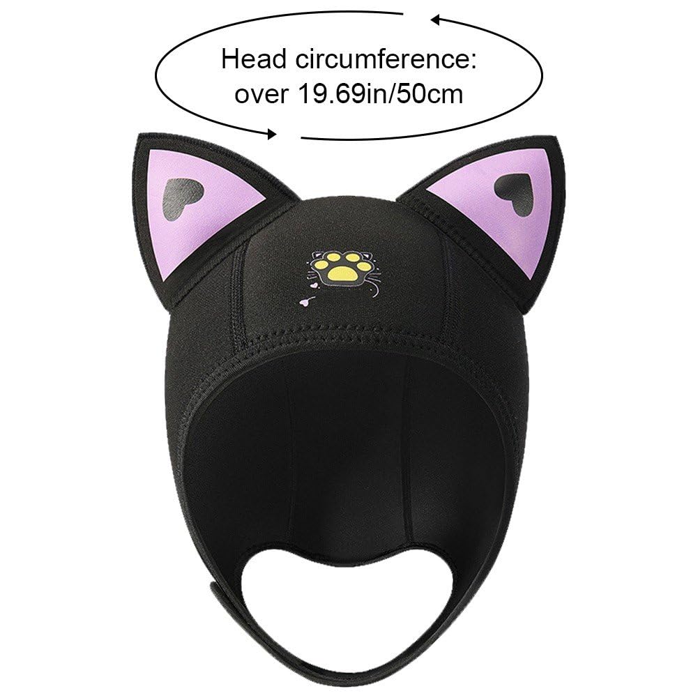 Cappello Snorkeling 3mm Neoprene Subacqueo Ispessito per Immersioni Surf