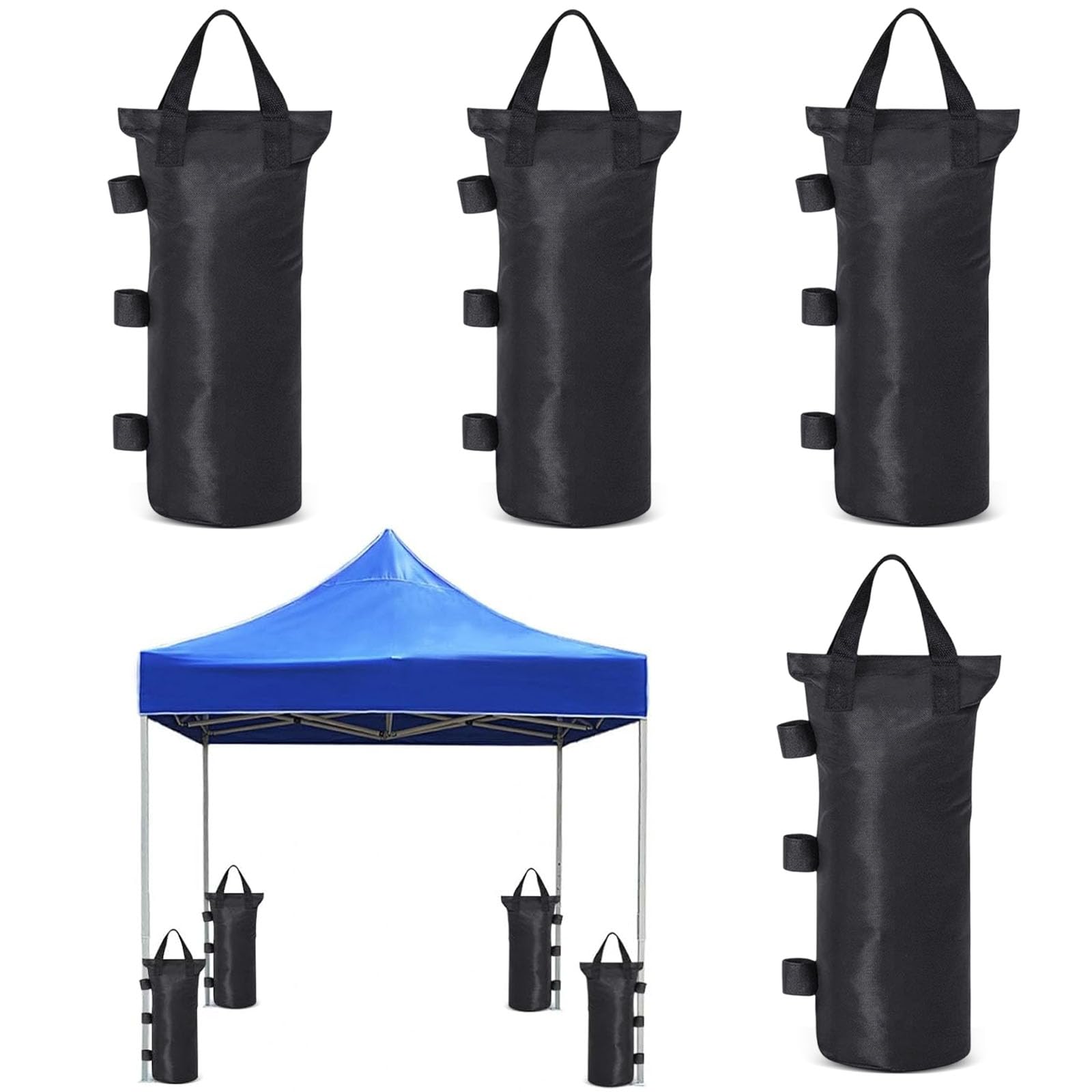Sacs de sable pour tonnelle robustes 600D pour lester une tente sur terrasse