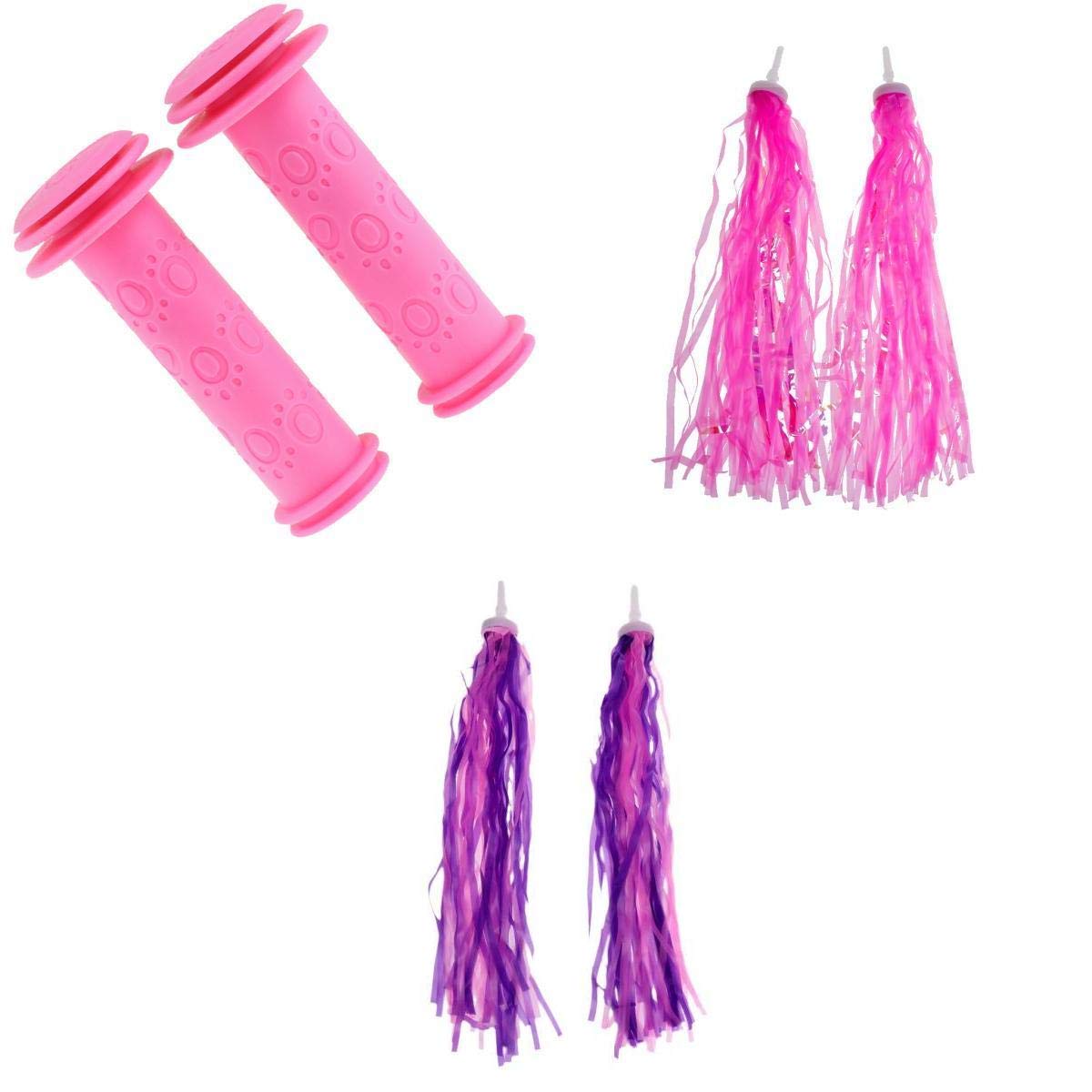 CALANDIS™ Kids Bicycle Handlebar Grip Rubber Handle Bar Grips & Streamers Tassels | Handlebar Grips Tape & Pads | Bicycle Components & Parts | Cycling-image-48