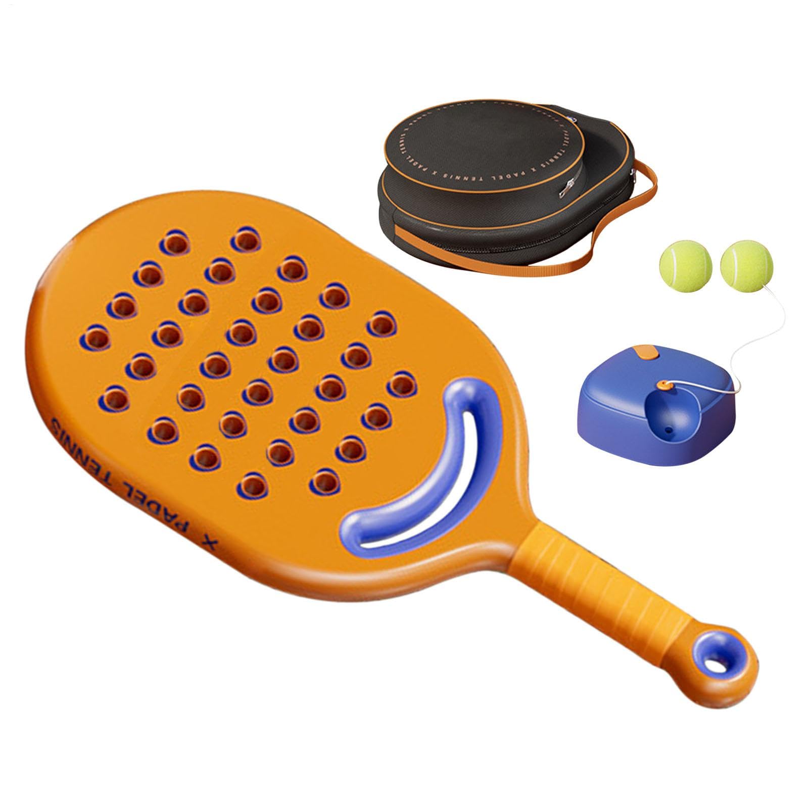 Palla da Tennis Rimbalzante per Allenamento Kit Portatile di Allenamento | Solo Attrezzo Rimbalzante da Tennis Portatile con Corda Elastica Lunga per Adulti e Bambini