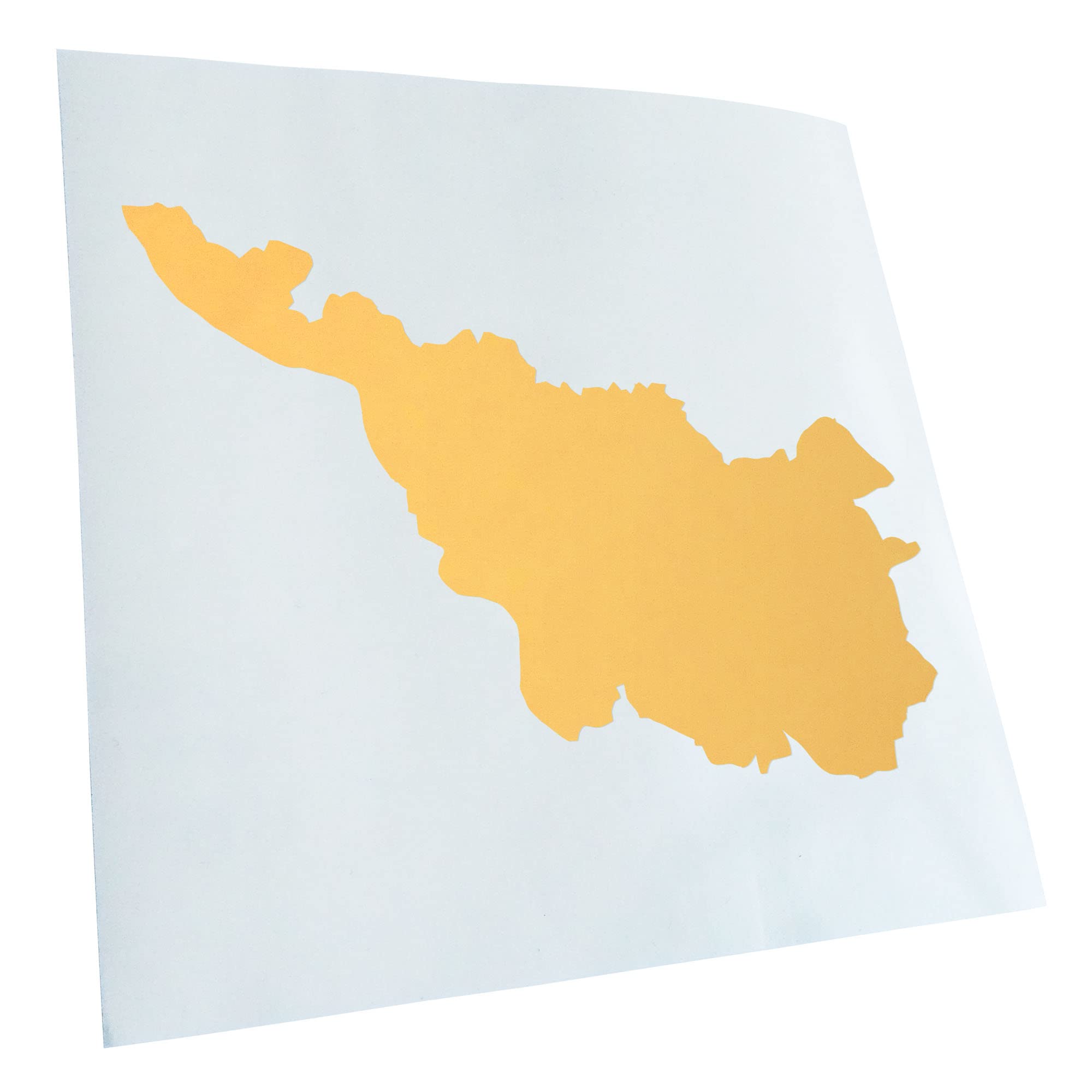 Kiwistar - Car Sticker - Cream - 60 x 43 cm Bremen Germany Silhouette - Rear Window Car Sticker Weatherproof for Car Truck Moped Truck - Sticker Exterior Self-Adhesive Tuning Accessories for Windows