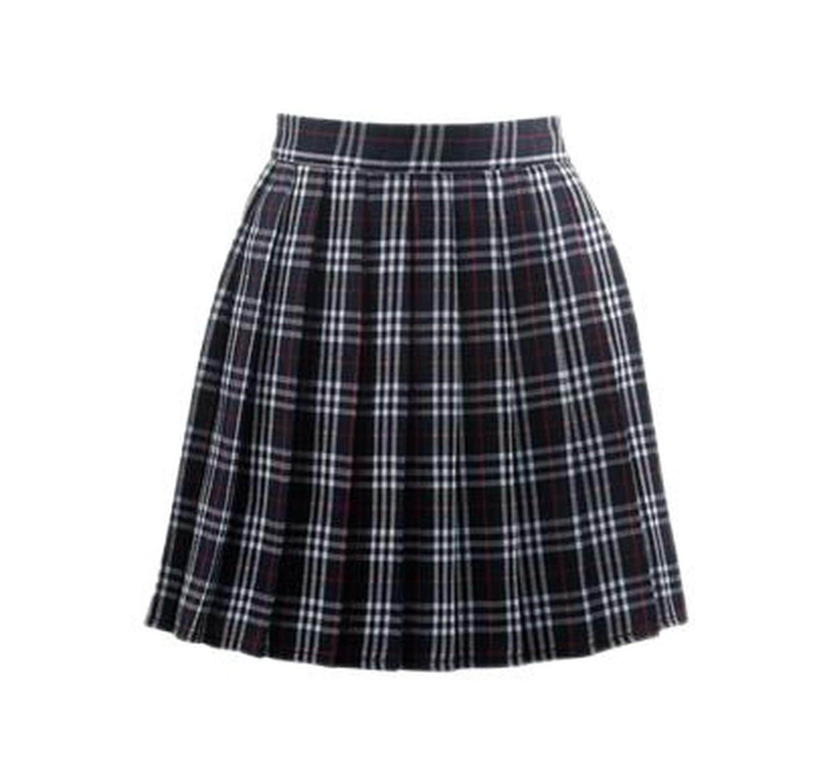 WEITING Falda Plisada Estilo Universitario de Primavera Falda Corta Adelgazante de Cintura Alta Negra de Verano para Mujer - Cuadros Rojos y Verdes - XL