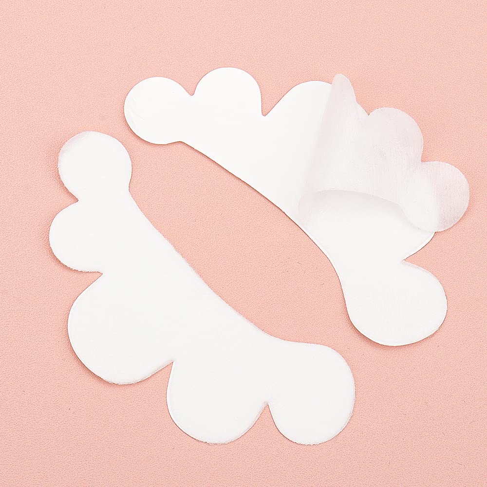 100 pares de almohadillas de gel para ojos debajo de gel, extensiones de pestañas, sin pelusas, almohadillas de máscara de ojos con hidrogel, herramientas de belleza (rosa) 5