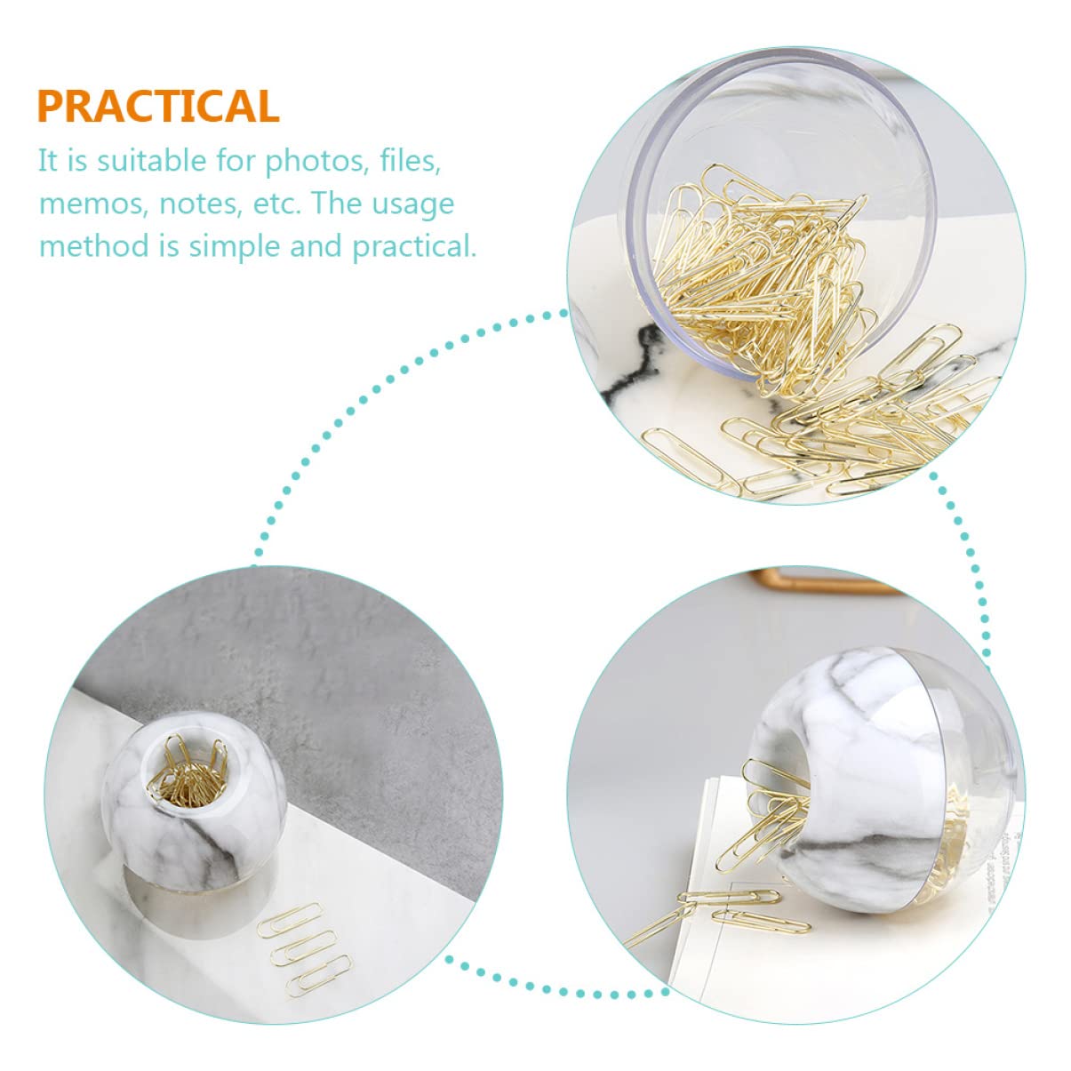 5 Set Graffetta Per Fogli Piccole Graffette Dorate Fermacarte Per La Scuola Clip Cartelline Portadocumenti Faldoni Portadocumenti Fermagli Per Banconote D'oro Metallo 100 Pezzi * 5