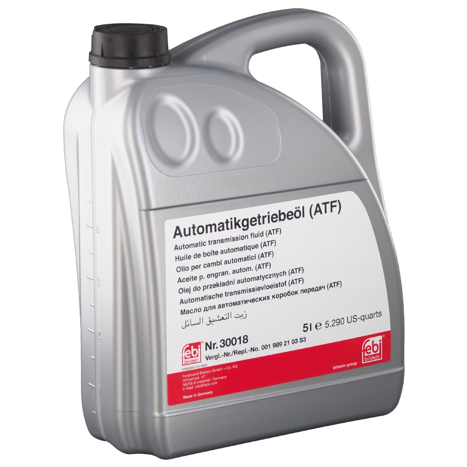 Febi Bilstein 30018 Automatic Transmission Fluid - Multi ATF - 5 Litres 5L