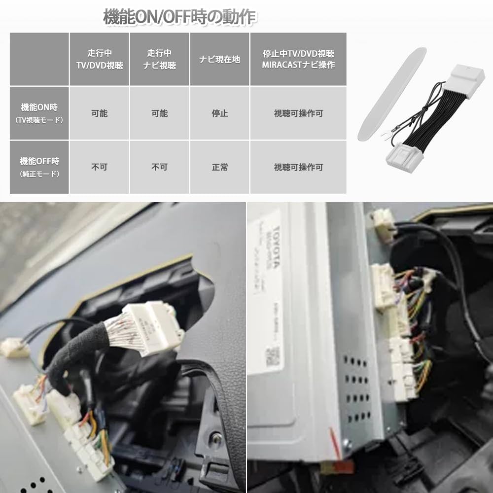 Amazon.co.jp: TVキット テレビキャンセラー トヨタ NMZK-W73D