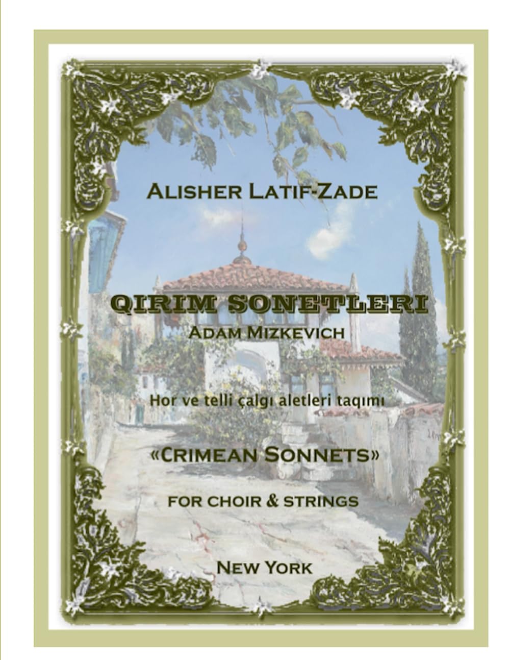 Crimean sonnets for choir and strings partition chorale musique classique