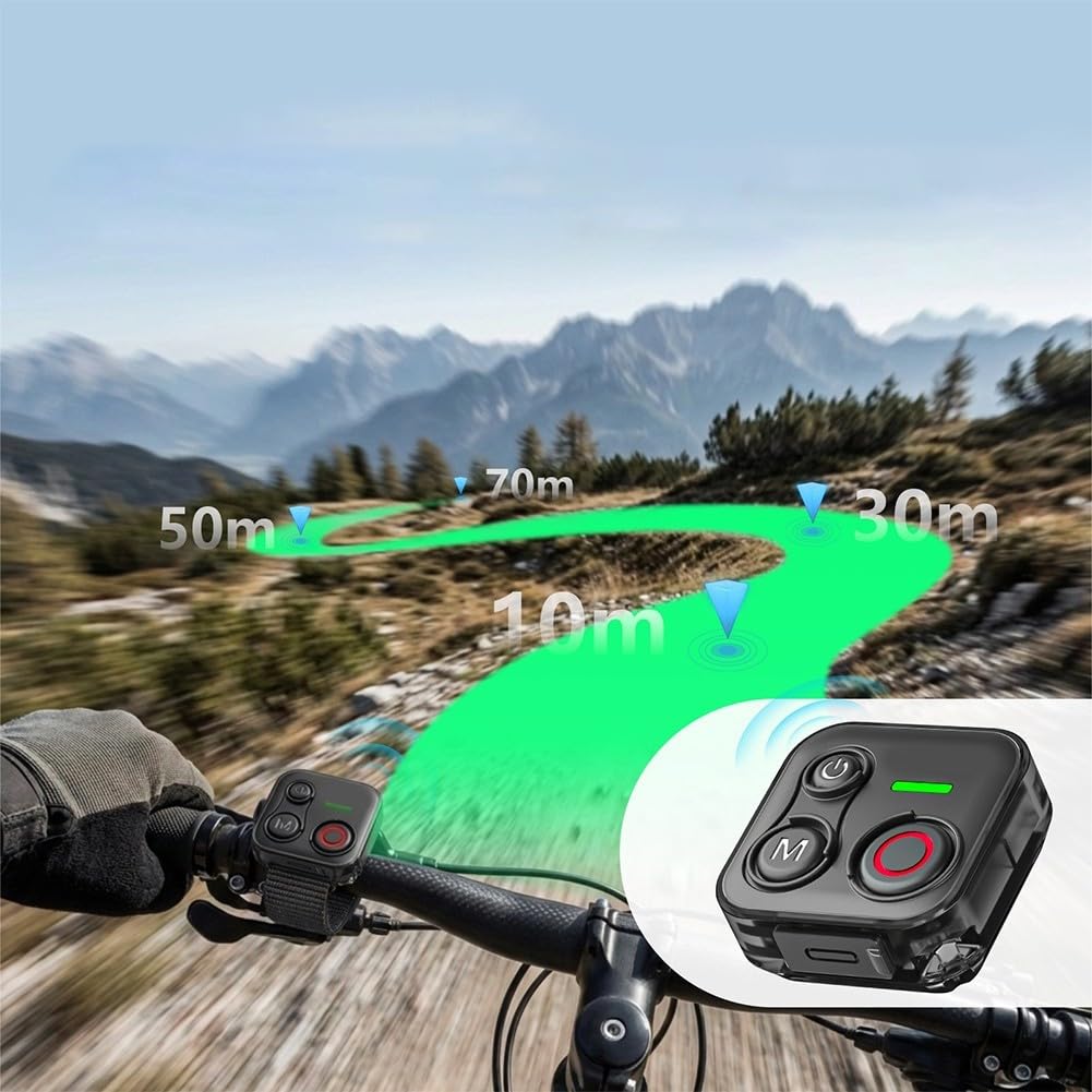 Action Kamera Fernbedienung, Für Insta360 ONE X4 X3 Für DJI Für Osmo Action 4 3, Robuste PC Nylon Konstruktion Lange 120 Stunden Batterie