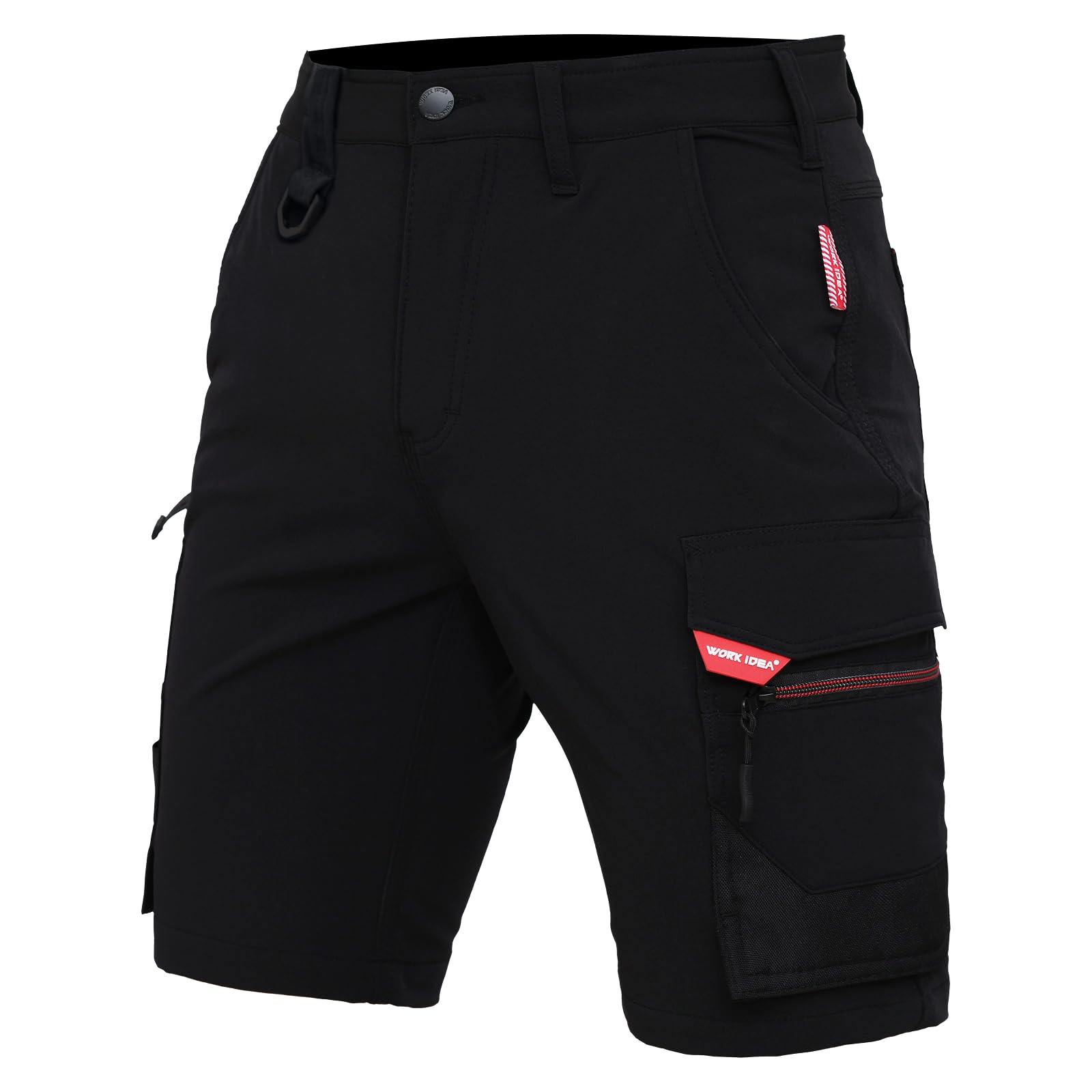 WORK IDEA Damen Slim-Fit Stretch Arbeitsshorts Strapazierfähige Eleganz für höchsten