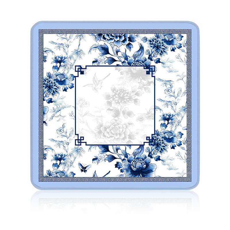 Tapete para Mahjong 80x80 cm Antideslizante Azul miniatura 6