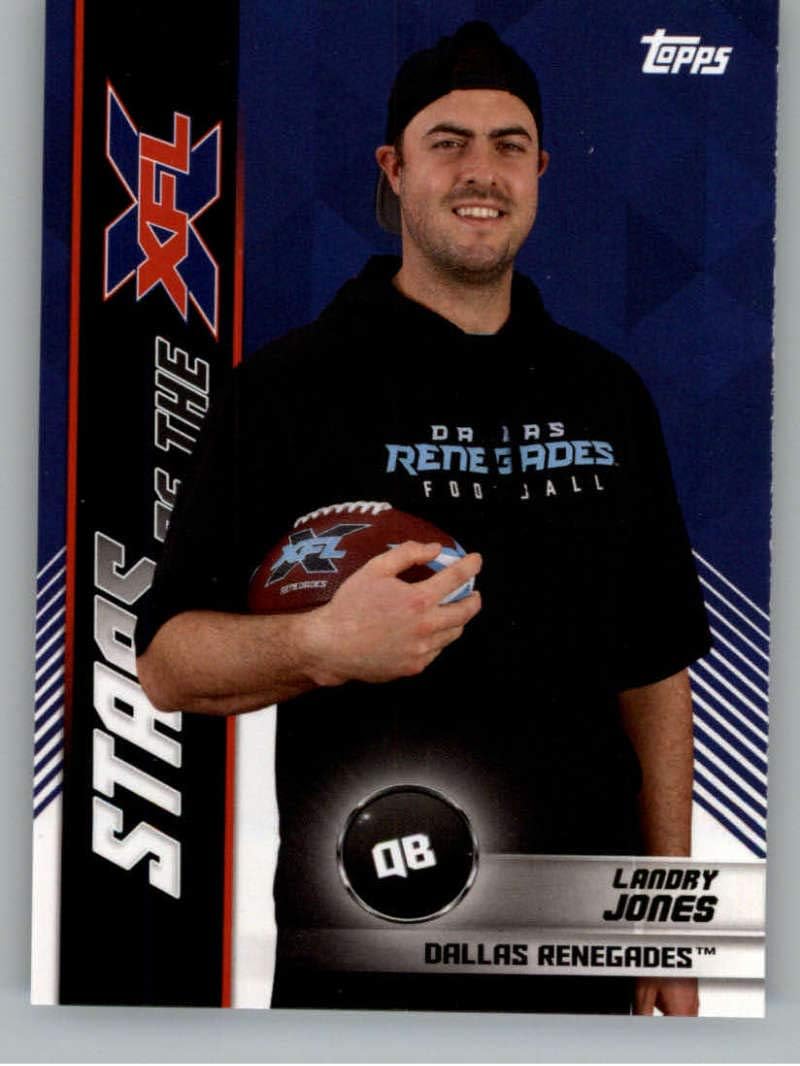 2020 Topps XFL Stars of the XFL 1 Landry Jones Dallas