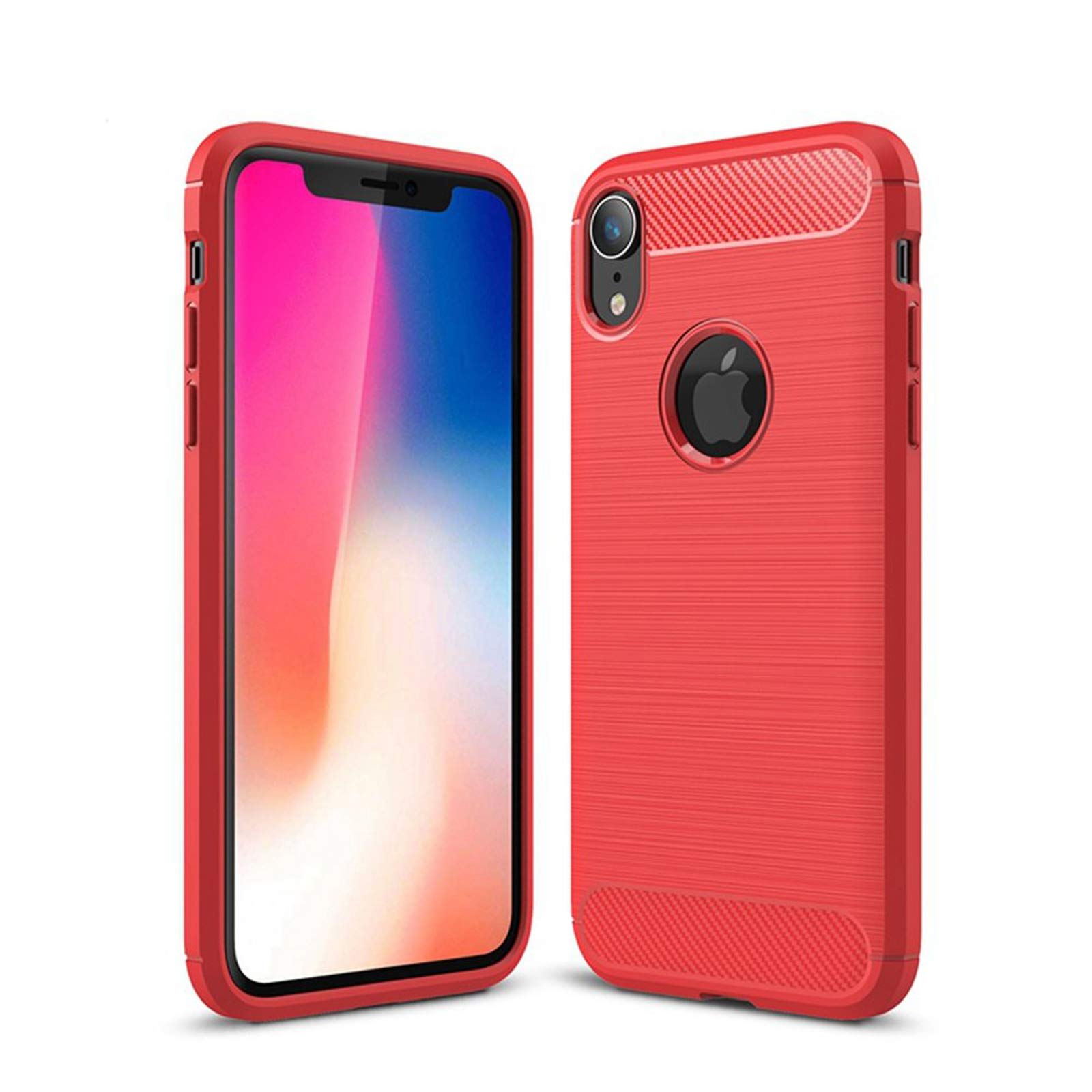 Lobwerk iPhone XR Case – 6.1 Zoll TPU Hülle Rot