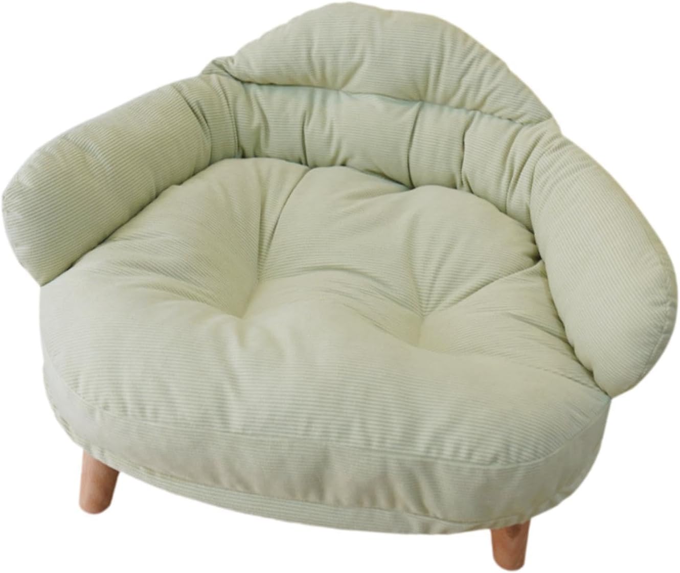 Pet Sofa Dog Couch Sturdy Kennel Need Assembly Wooden Frame