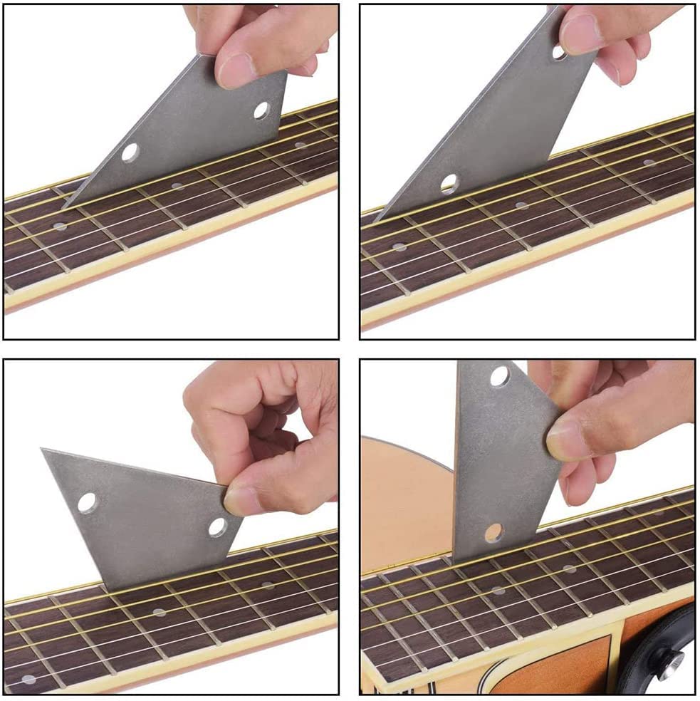 Guitar Action Gauge Kit String Action Gauge Inch Ruler - Guitar Setup ...