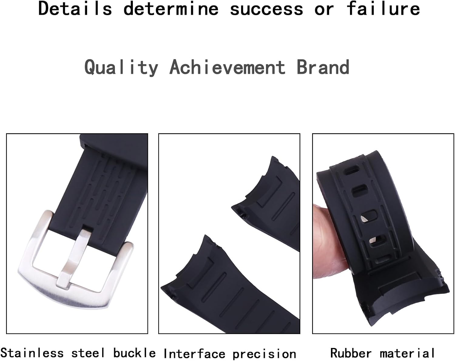 26mm men's rubber watch strap buckle compatible with Seiko Velatura SRH006 SPC007 SNAA93P1 SPC005P1 SRH005P1 series Outdoor Sports Silicone Watch Band Accessories for women's wristband bracelet