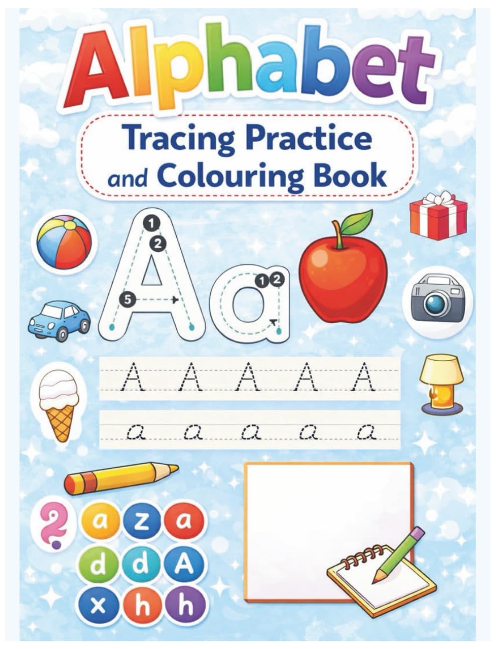 Alphabet Tracing Practice and Colouring Book