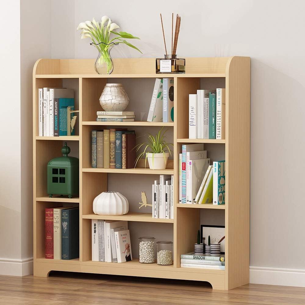 Bookshelf Bookcase Large 5Tier Storage Rack Simple