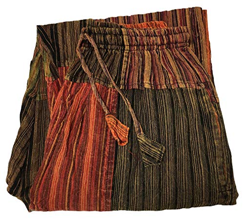 Men's Bohemian Vintage Hippie Alibaba Yoga Patchwork Harem Pants3
