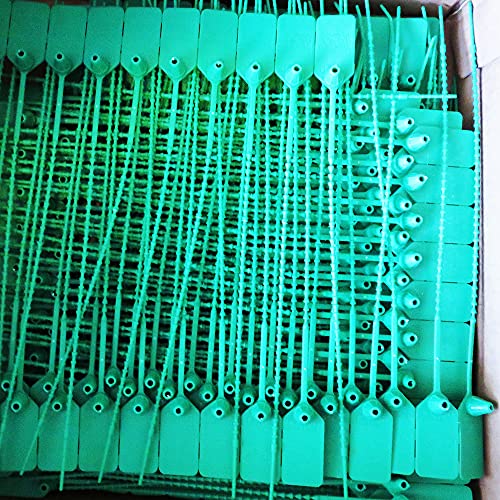 (Lot of 1000) Green Fire Extinguisher Tamper Seal, Zip Ties Work for Many Other Applications