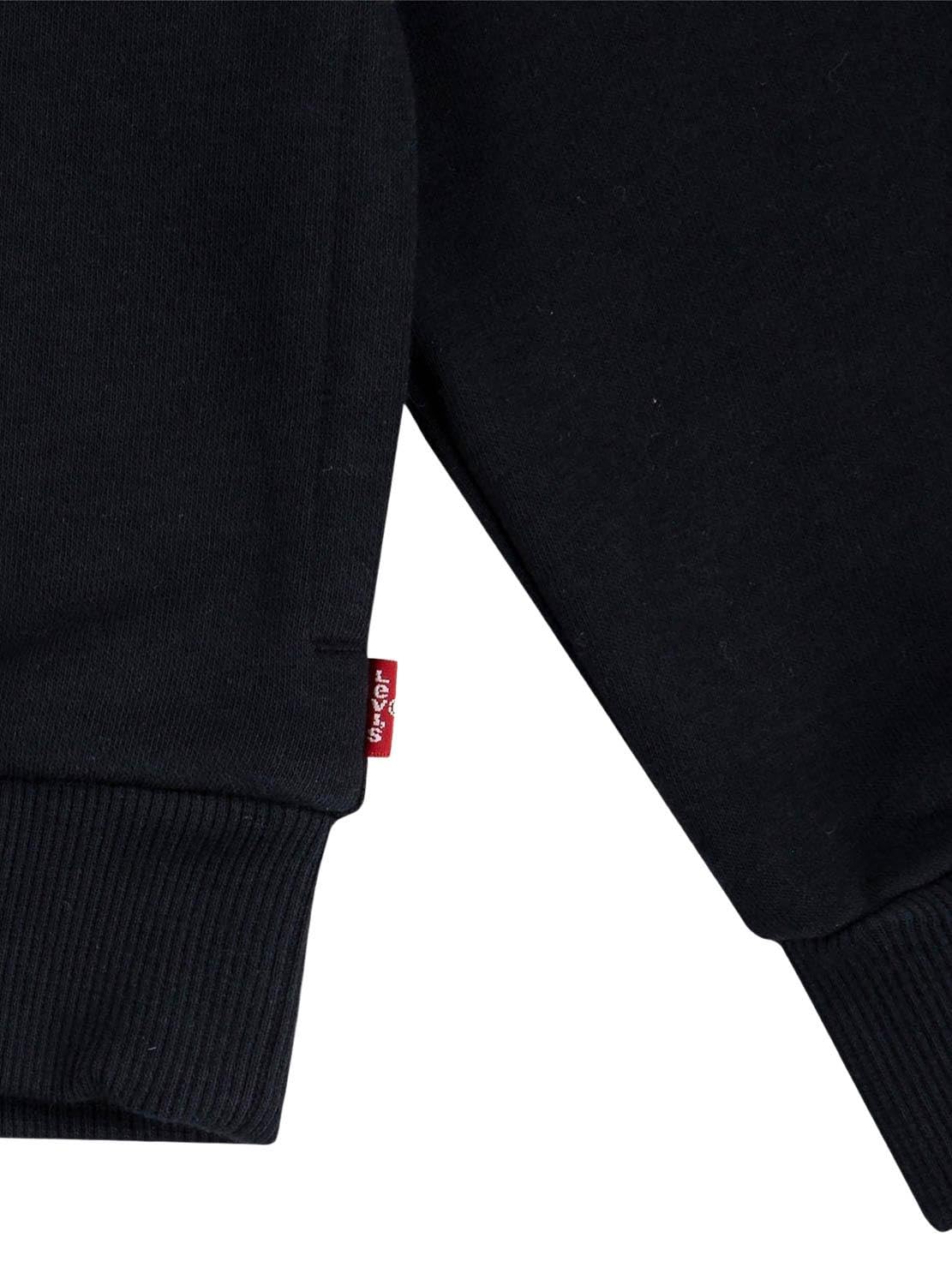 Levi's Bluza z kapturem dla dziewczynek Lvg Batwing Chest Hit, Czarny Jet Black, 8 Years